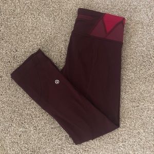 Lululemon “Speed Up” Crop Leggings